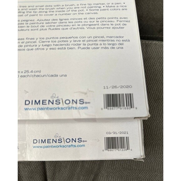 Dimensions paint works 2 sets paint by number - Picture 6 of 7